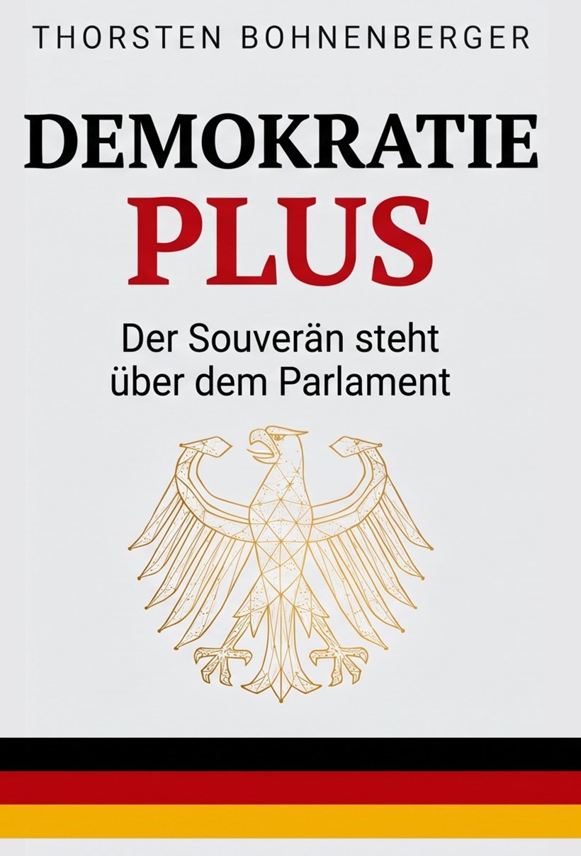 Buchcover: Demokratie Plus – Der Souverän steht über dem Parlament